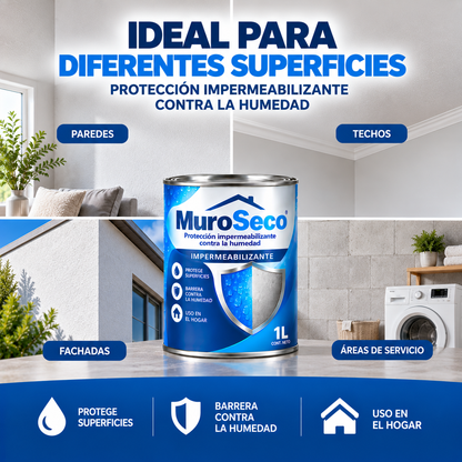 MuroSeco-Protección impermeabilizante contra la humedad