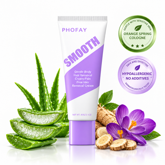 PHOFAY Smooth – Crema Depilatoria Corporal para Piel Sensible