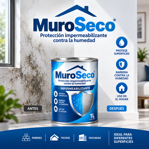 MuroSeco-Protección impermeabilizante contra la humedad